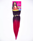 Lush Hair Extension Silk Braid - Synthetic Hair Pre-Picked Ready Braids Extension | Jumbo Braids 24inch  Pre-Cut Extension for Box Braids & Protective Styles | Attachments for all Hair Types